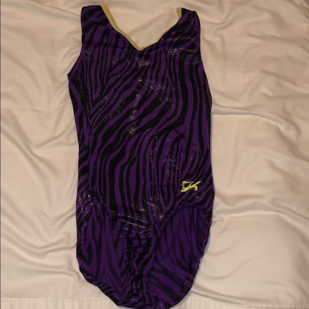 Purpler and yellow zebra print Leo!